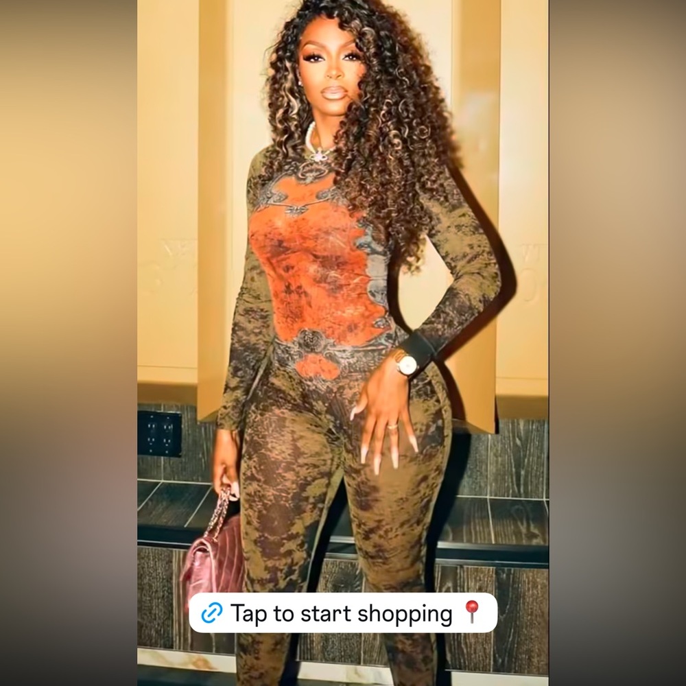 Stylish Camouflage Jumpsuit